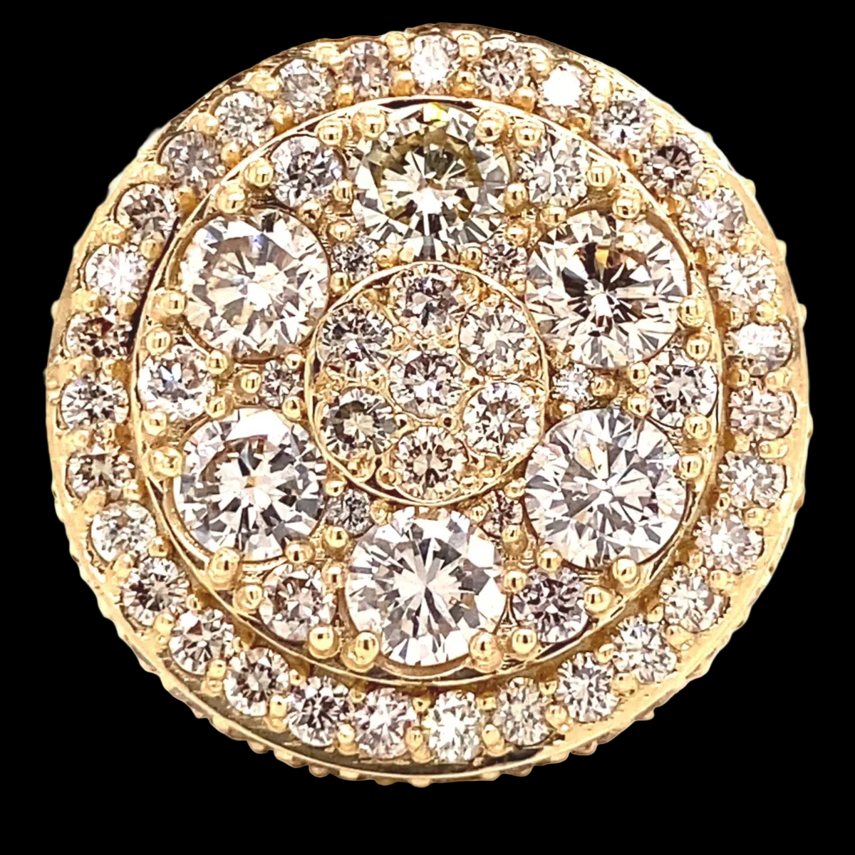 Mens Diamond Pinky Ring in 14K Gold