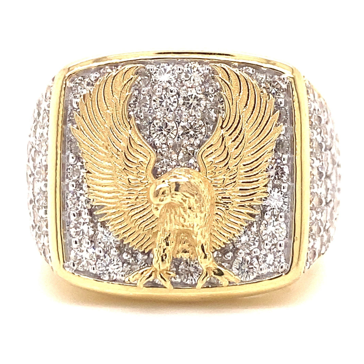 3 CT DIamond Mens Eagle Ring