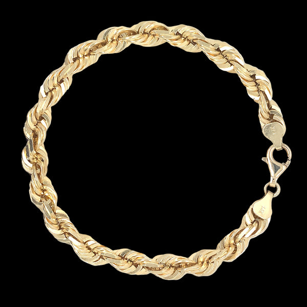 Solid Rope Bracelet 7MM