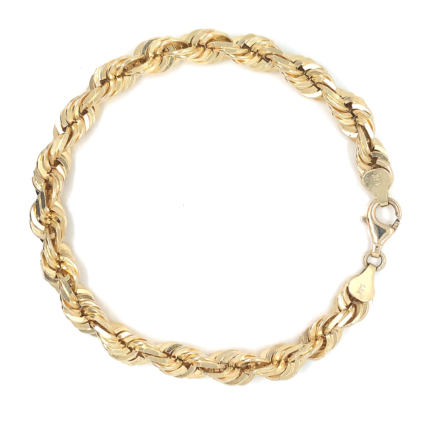 7MM Solid Rope Bracelet