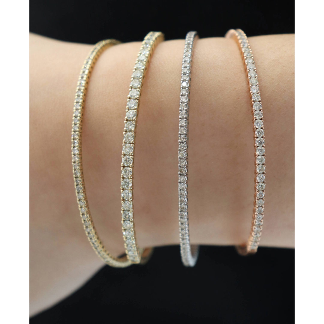 14K Classic Tennis Bracelets