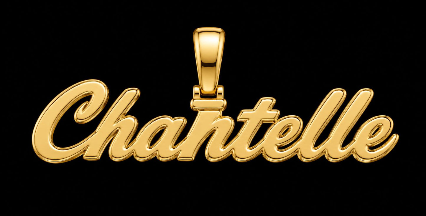 Custom Gold Nameplate