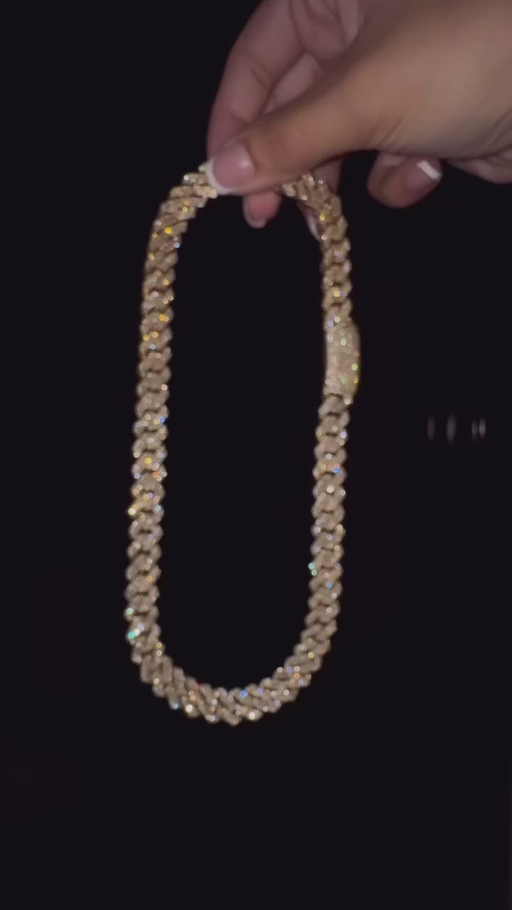 11.5MM Diamond Cuban Chain