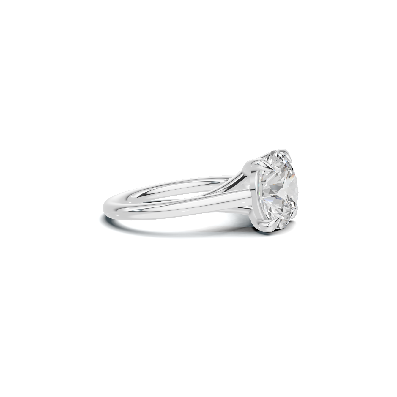 Iconic 4 CT Round Brilliant Solitaire Diamond Ring