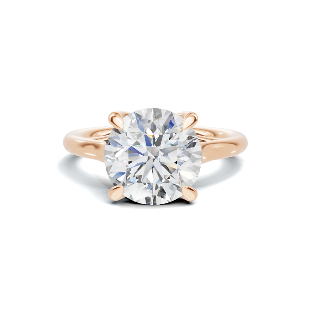 Iconic 4 CT Round Brilliant Solitaire Diamond Ring