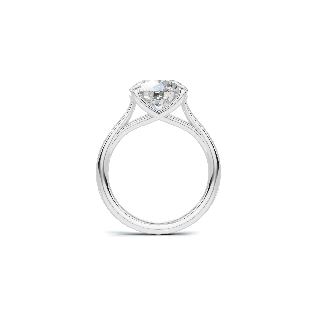 Iconic 4 CT Round Brilliant Solitaire Diamond Ring