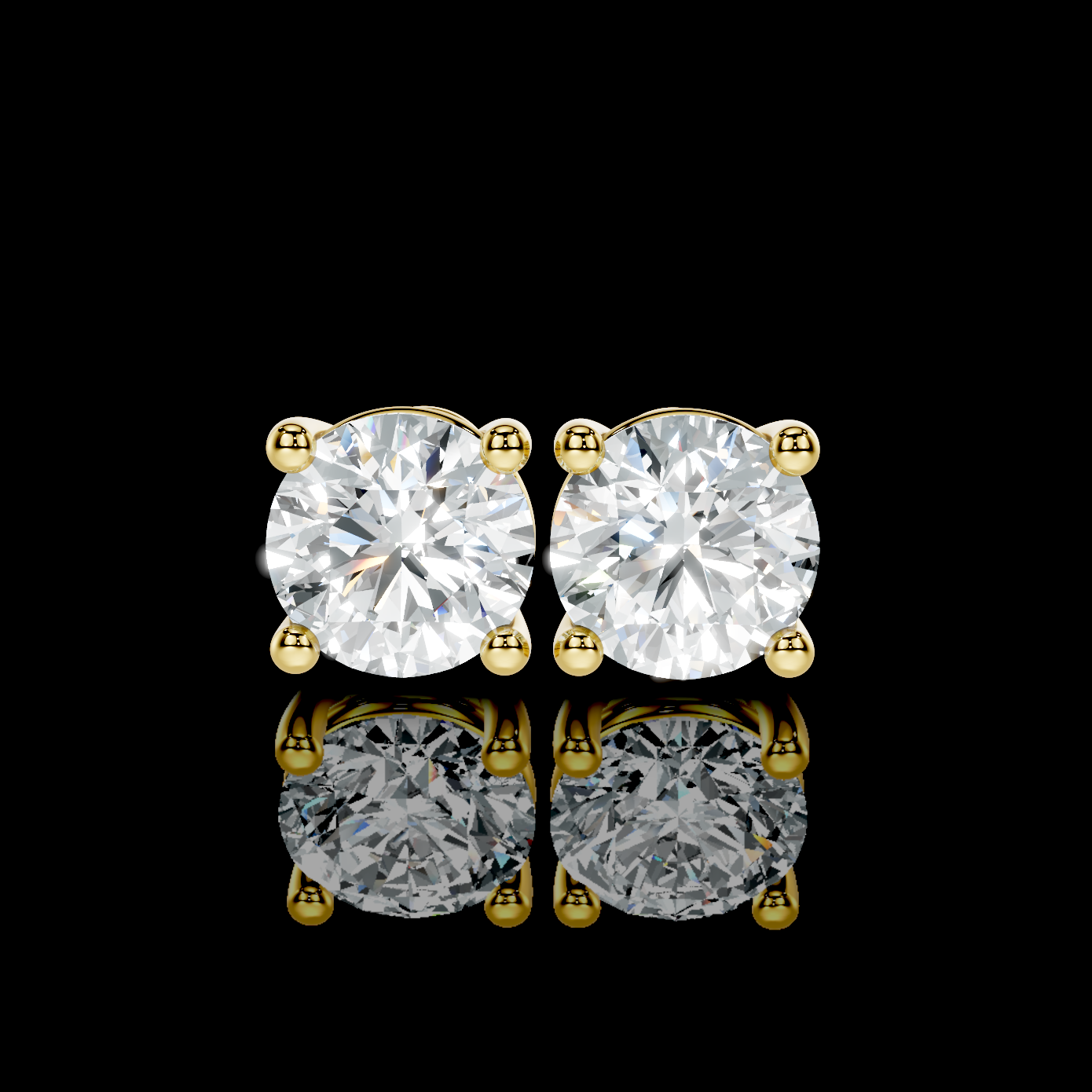 1CT Lab Diamond Studs