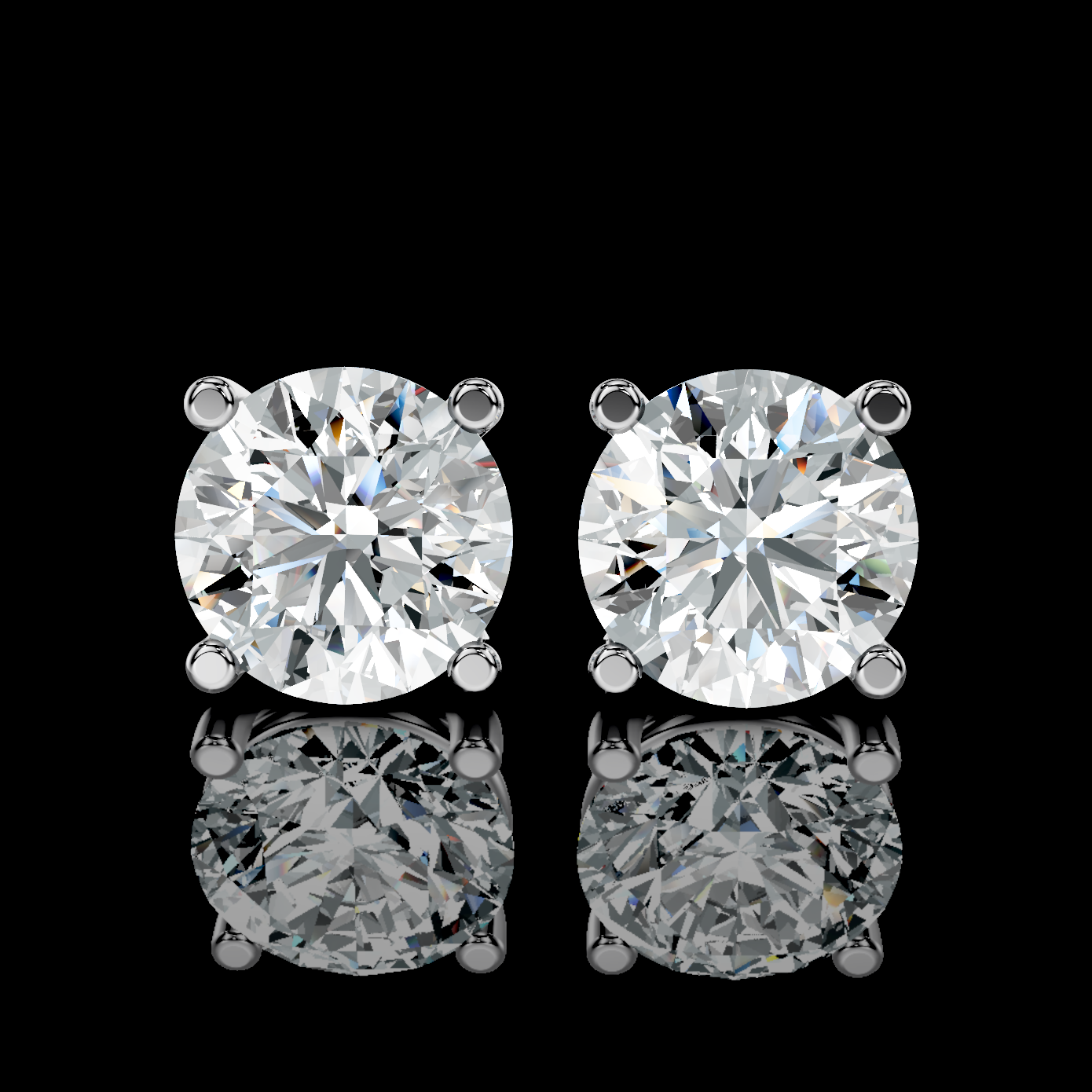 2.5CT Lab Diamond Studs