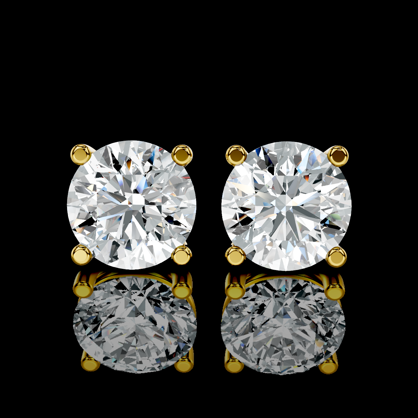 2.5CT Lab Diamond Studs
