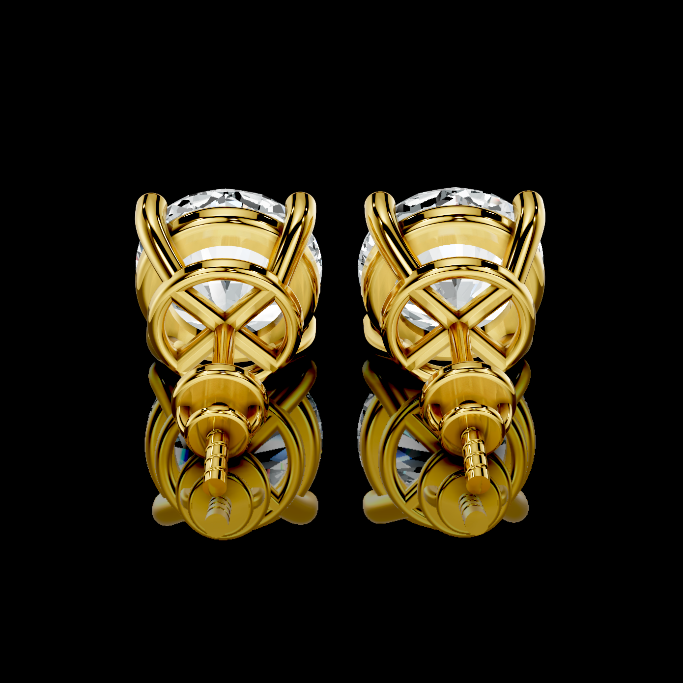 2.5CT Lab Diamond Studs