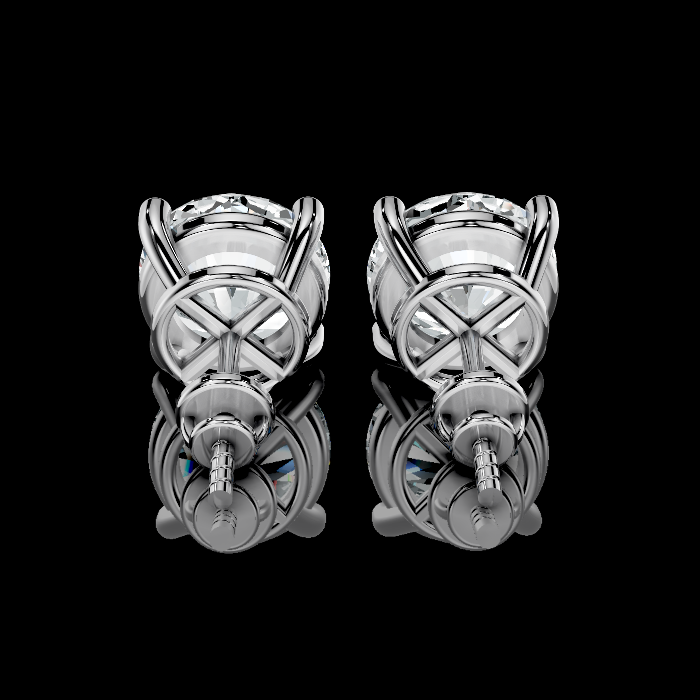 2.5CT Lab Diamond Studs