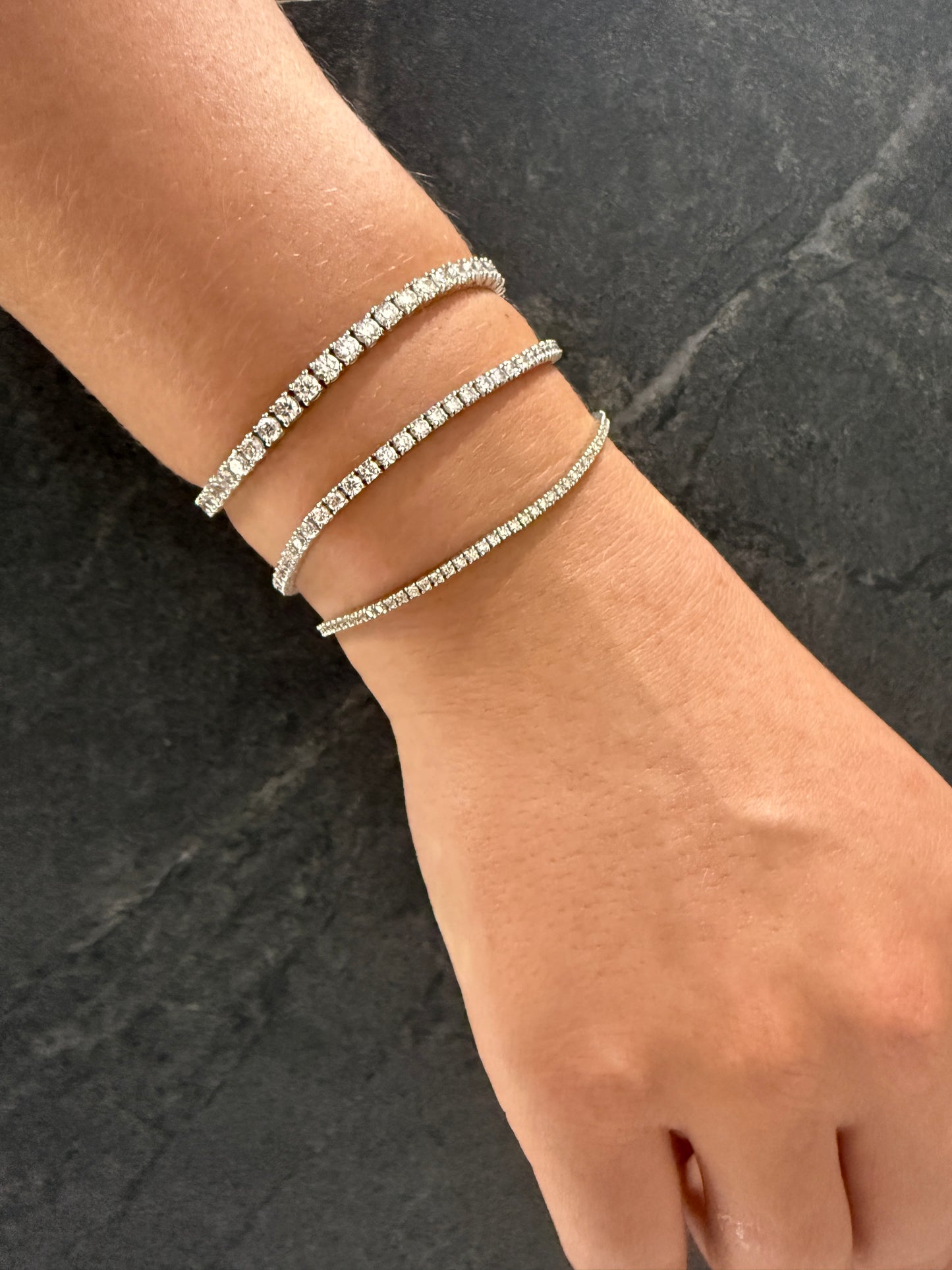 14K Classic Tennis Bracelets