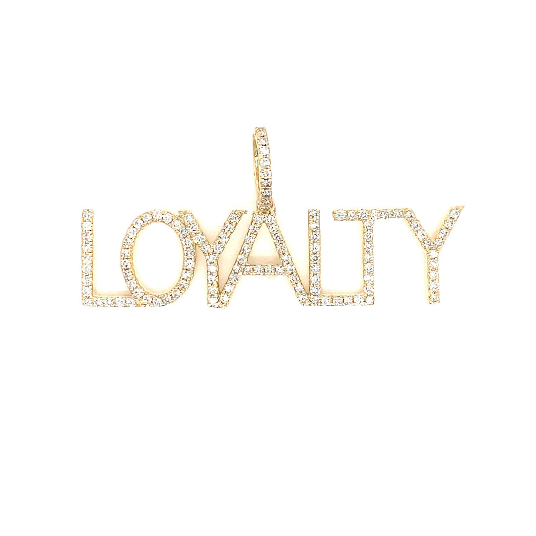 10k Gold and 1 CTW Diamond Loyalty Pendant
