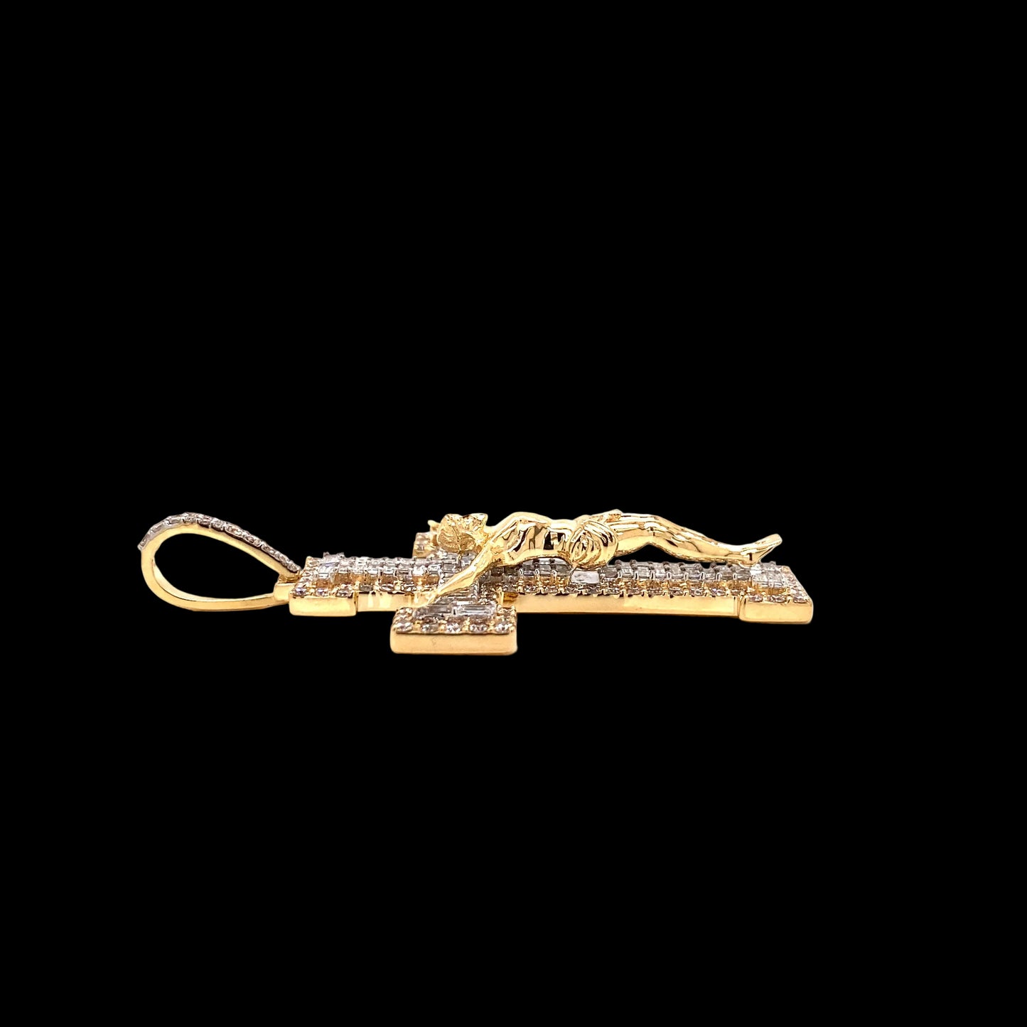 Gold and Diamond Crucifix