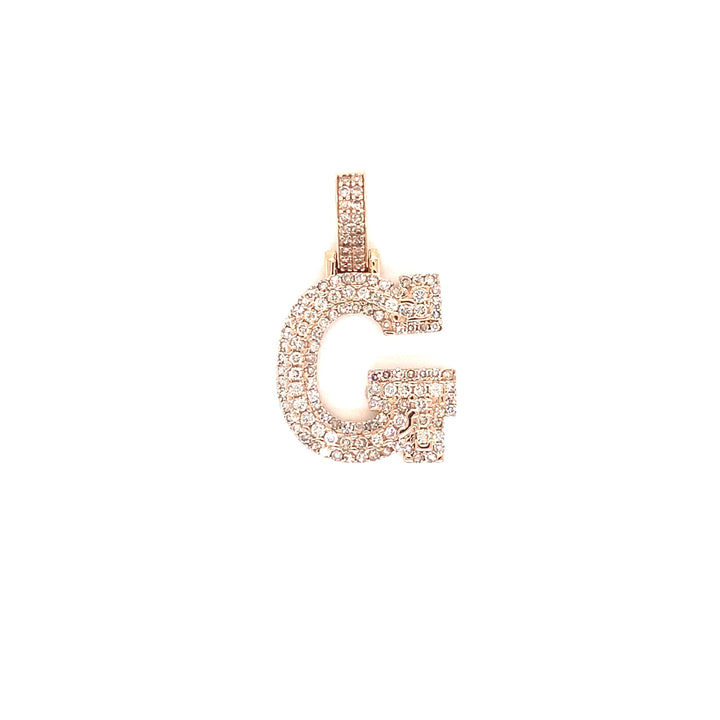 Rose Gold and Diamond Initials
