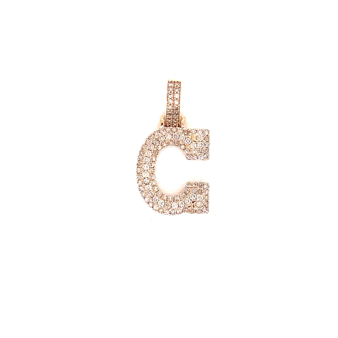 Rose Gold and Diamond Initials