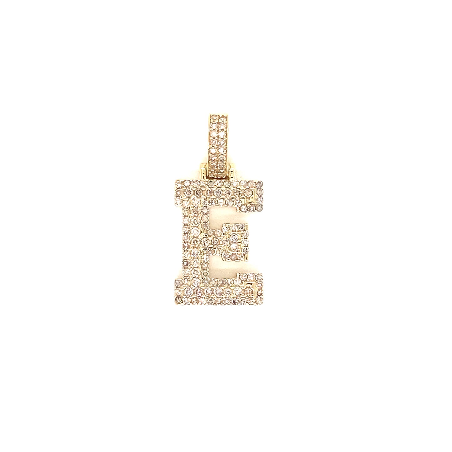 Yellow Gold and Diamond Initials