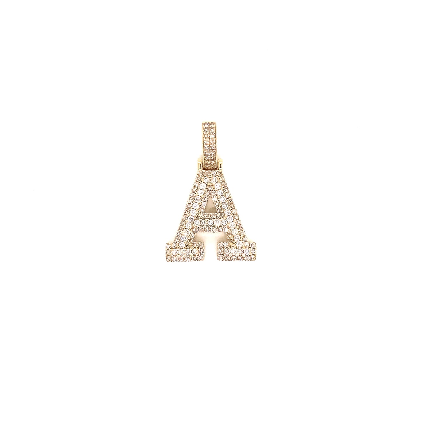Yellow Gold and Diamond Initials