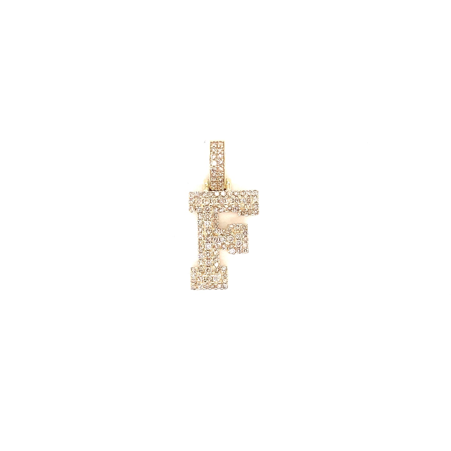 Yellow Gold and Diamond Initials