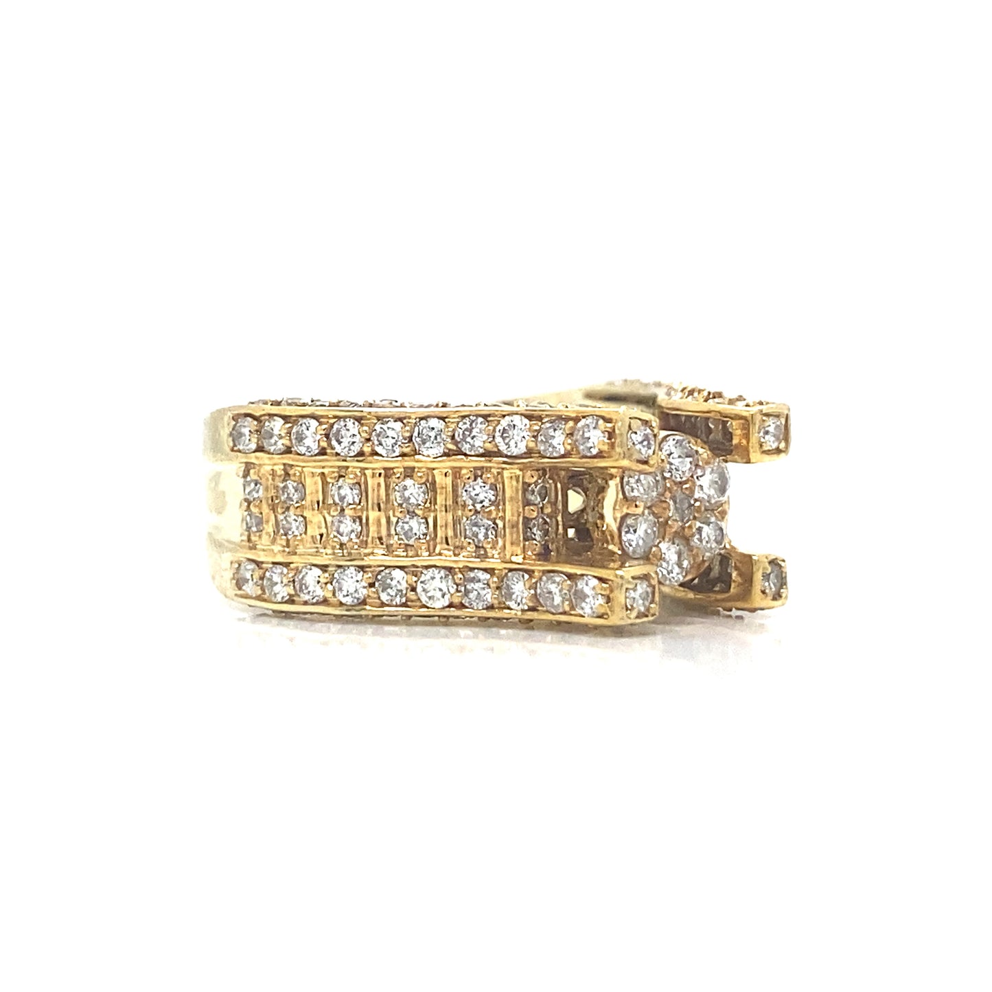 Circular Tower Diamond Ring