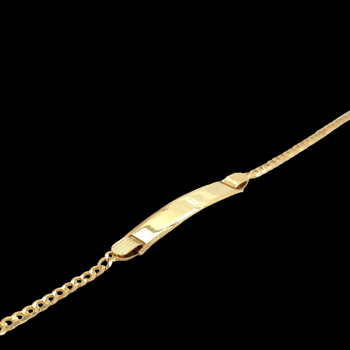 2.5MM Baby Cuban link bracelet 14k