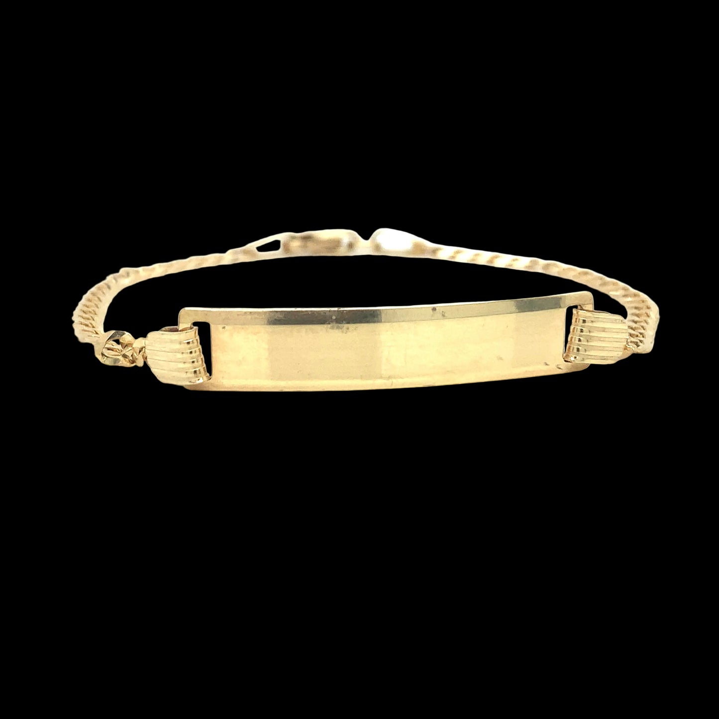 2.5MM Baby Cuban link bracelet 14k