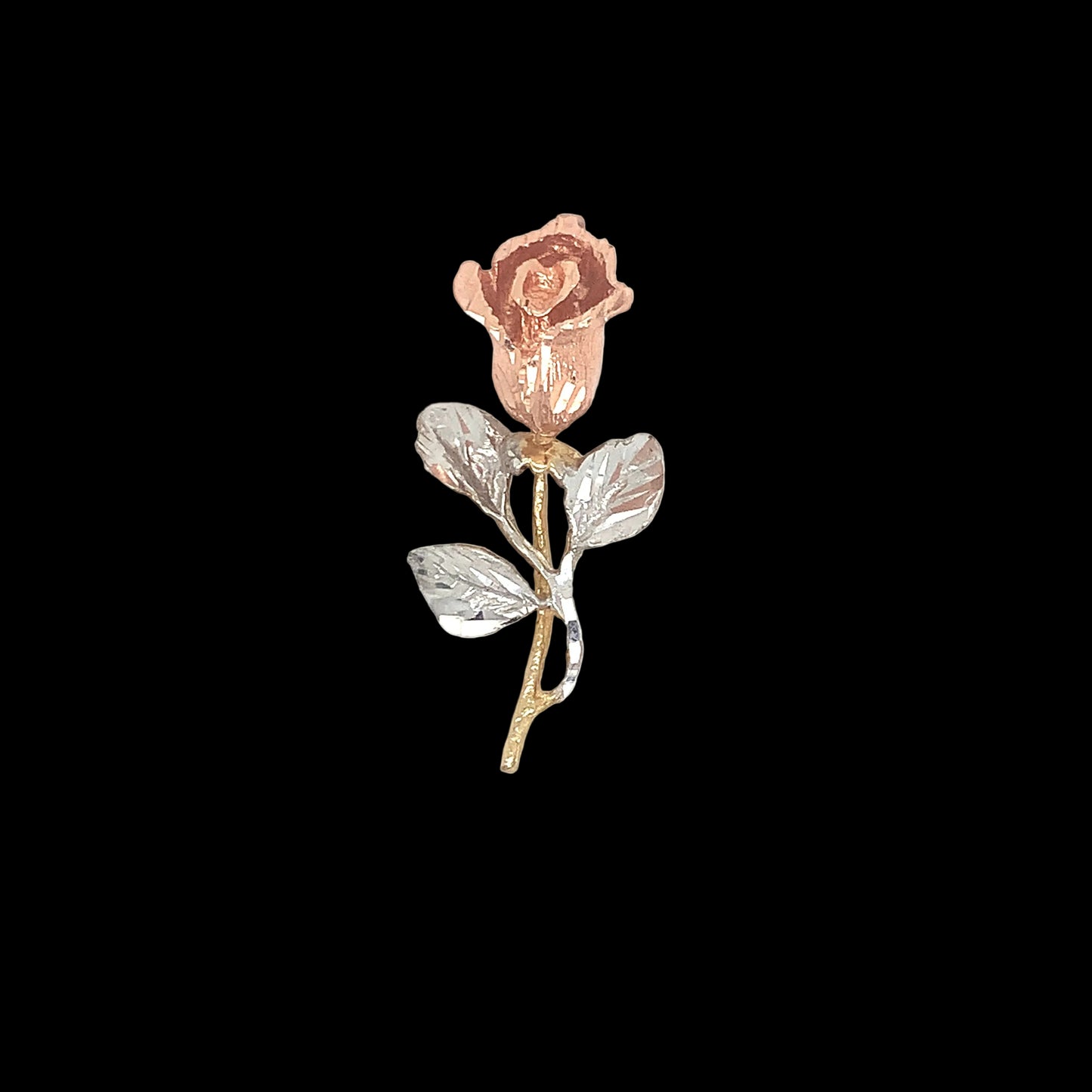 14k Rose Pendant