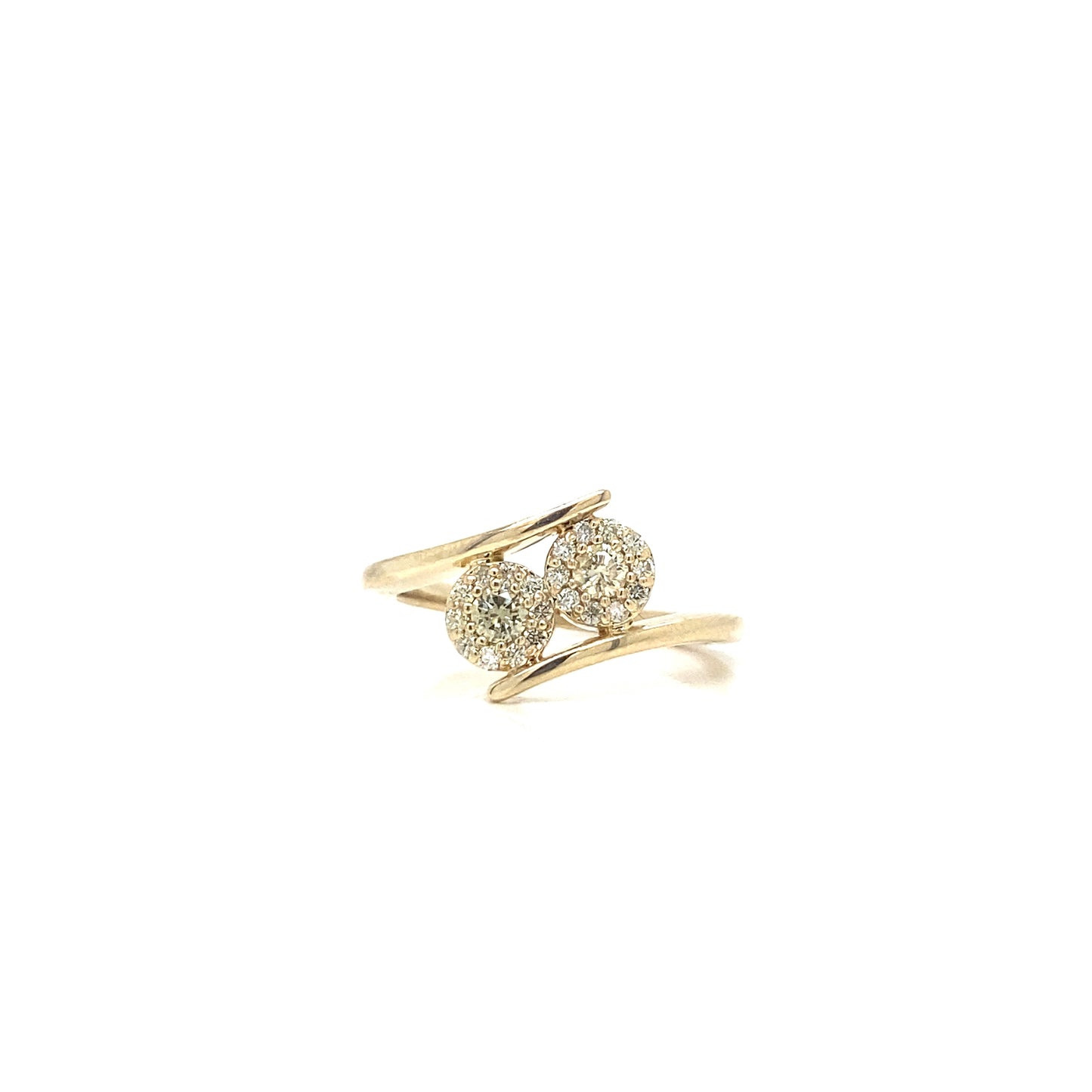 Swirl Diamond Ring