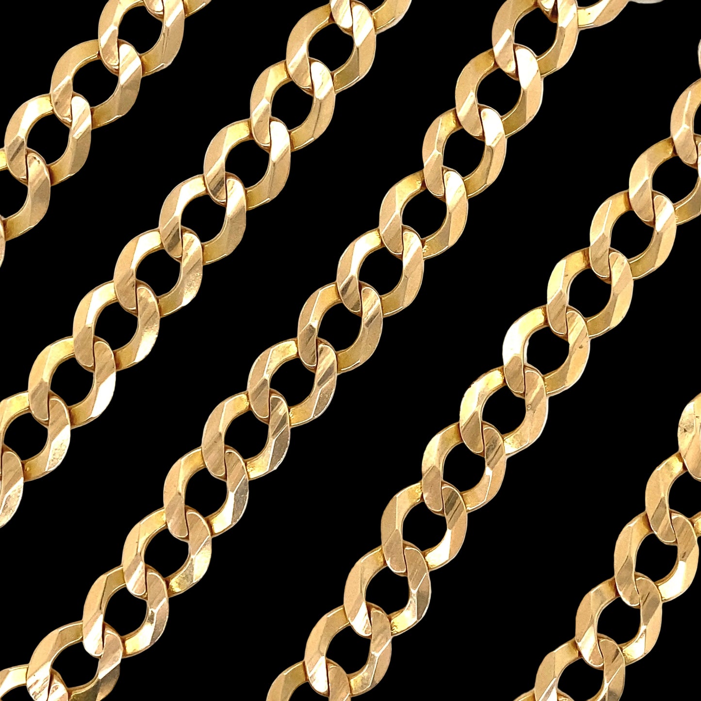 9.5mm Curb Cuban Chain