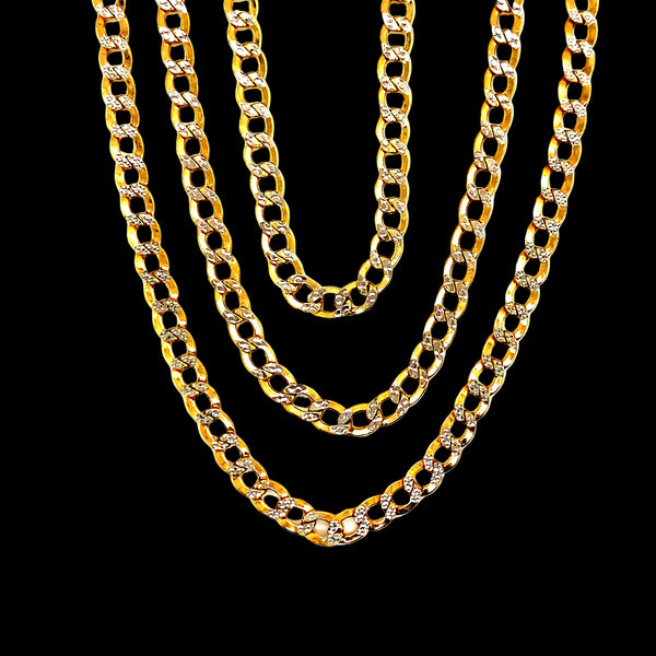 4.5MM Two-Tone Curb Chain