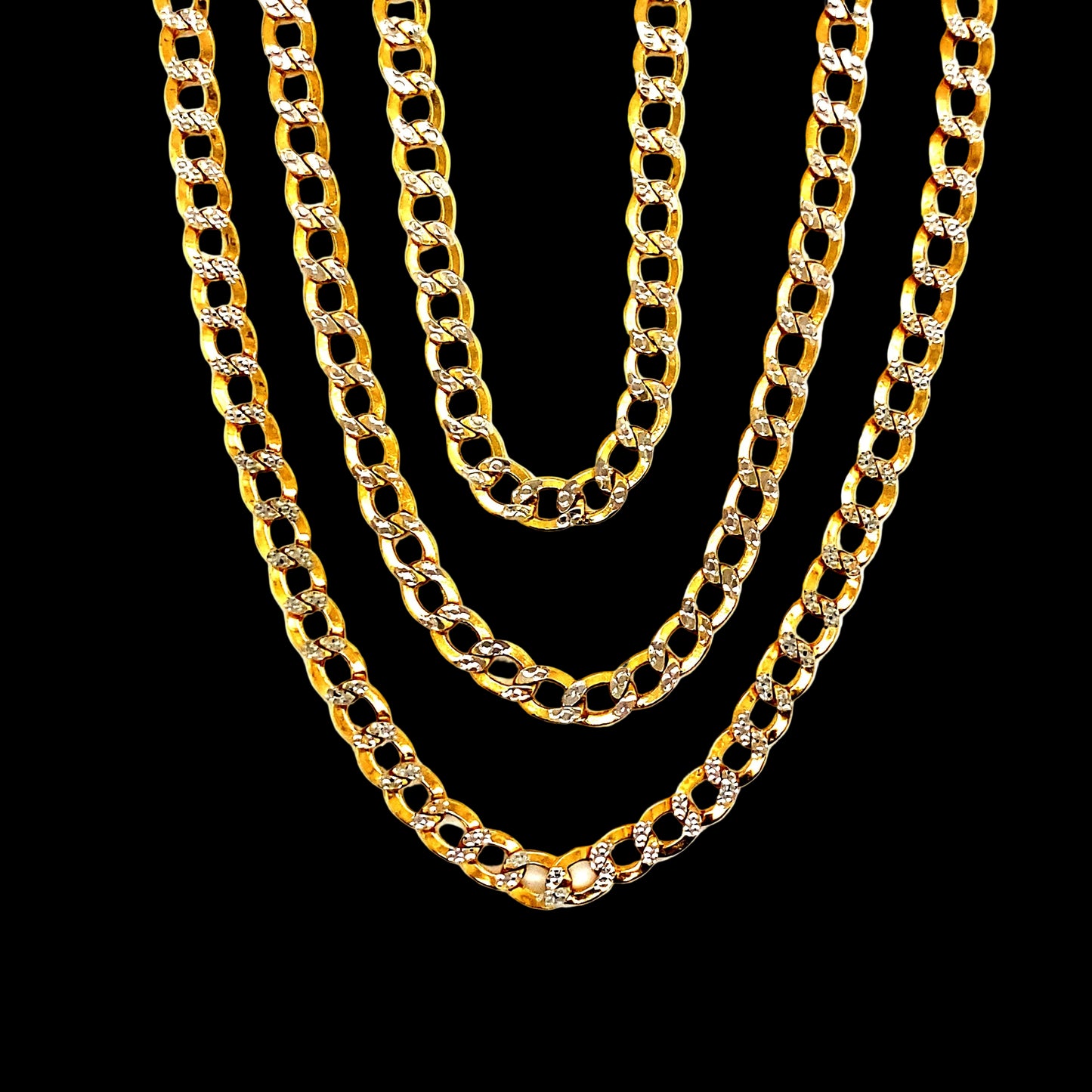 4.5MM Two-Tone Curb Chain