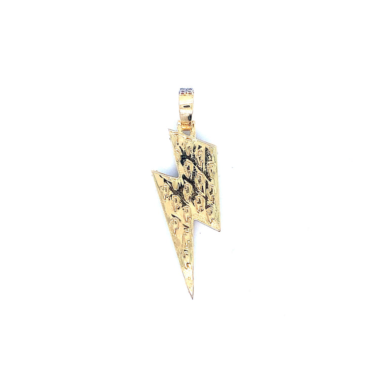 Lightning Bolt Diamond Pendant