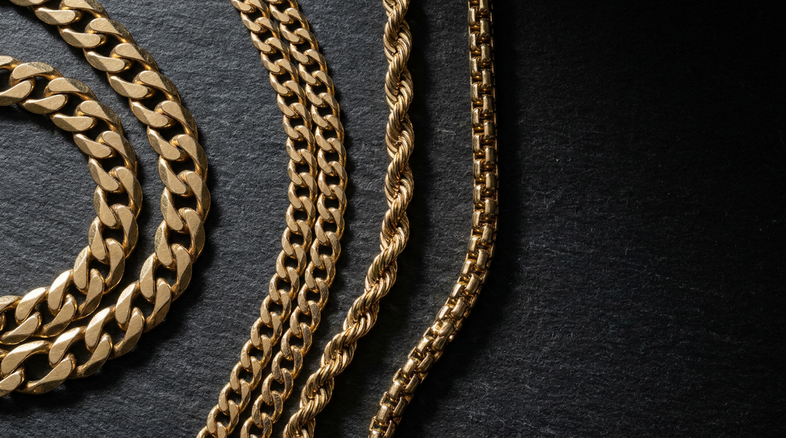Types of Gold Chains for Men: How to Pick One That Actually Lasts