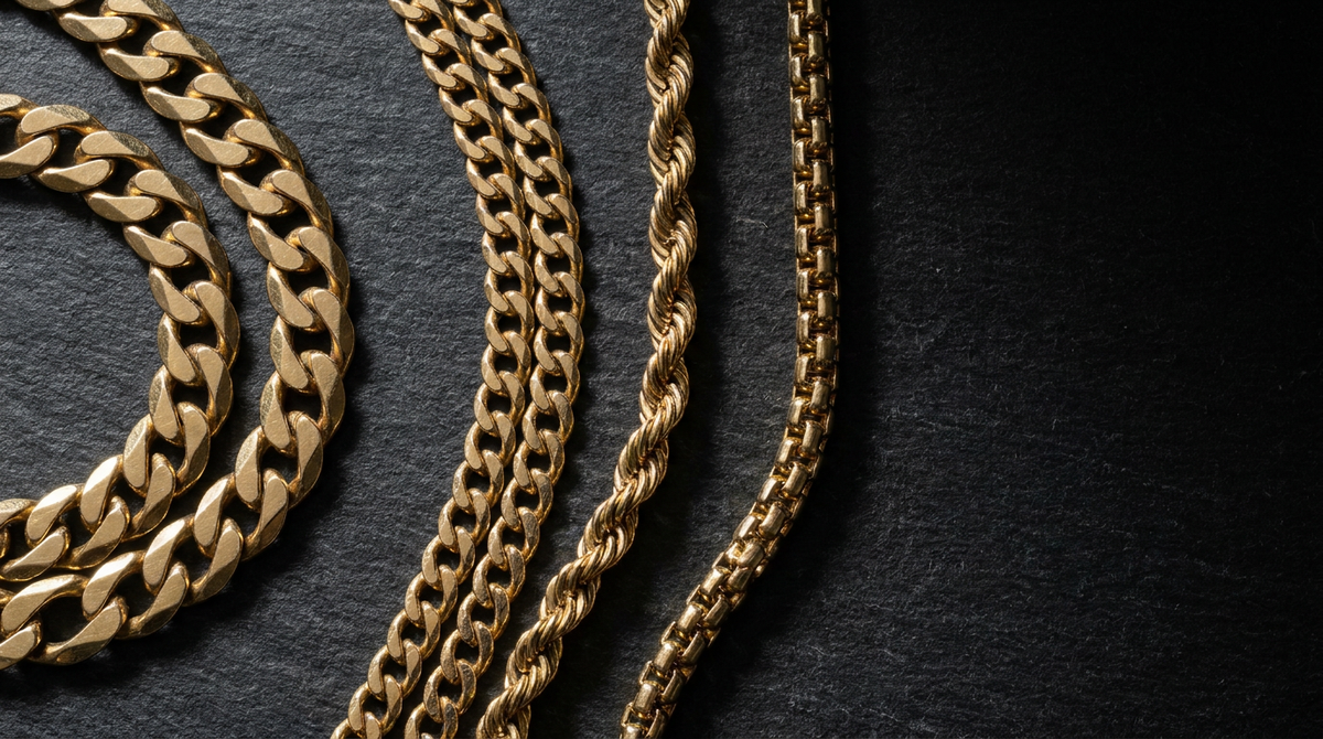 Types of Gold Chains for Men: How to Pick One That Actually Lasts