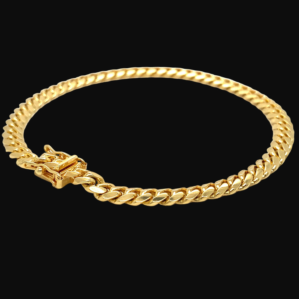 Solid Cuban Link Bracelets