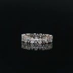 2.5CT Pear-Shaped Diamond Eternity Band