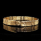 Magnetic Flexible Wrap Bracelet 18K Yellow Gold