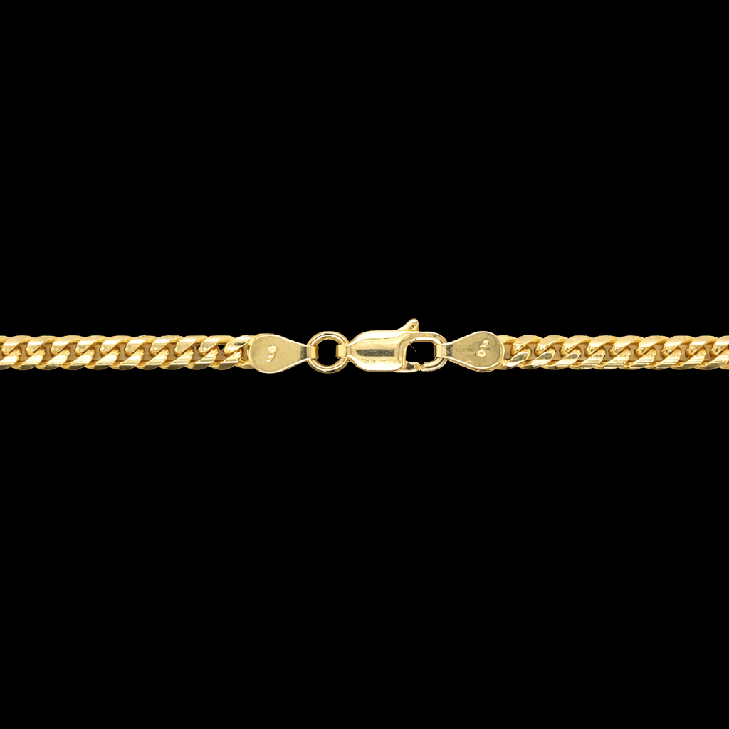 3MM Solid Cuban Chain