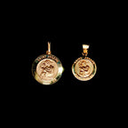 14K Solid Saint Joseph Medallion