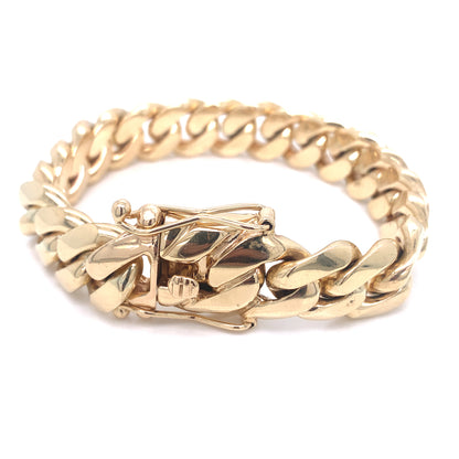 14MM Solid Cuban Bracelet