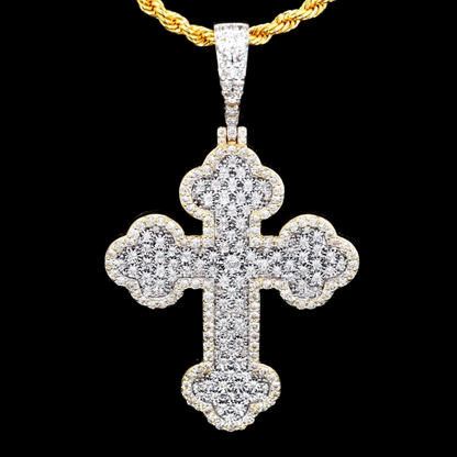 Extra Large Diamond Cross Pendant