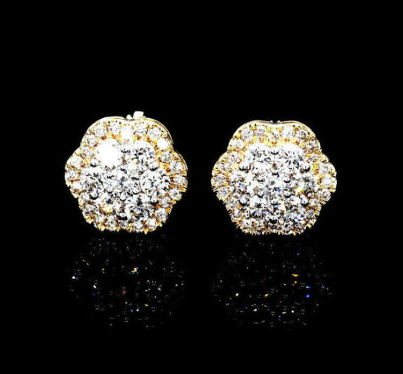 The Sorrentini Diamond Earring 14k