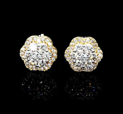 The Sorrentini Diamond Earring 14k