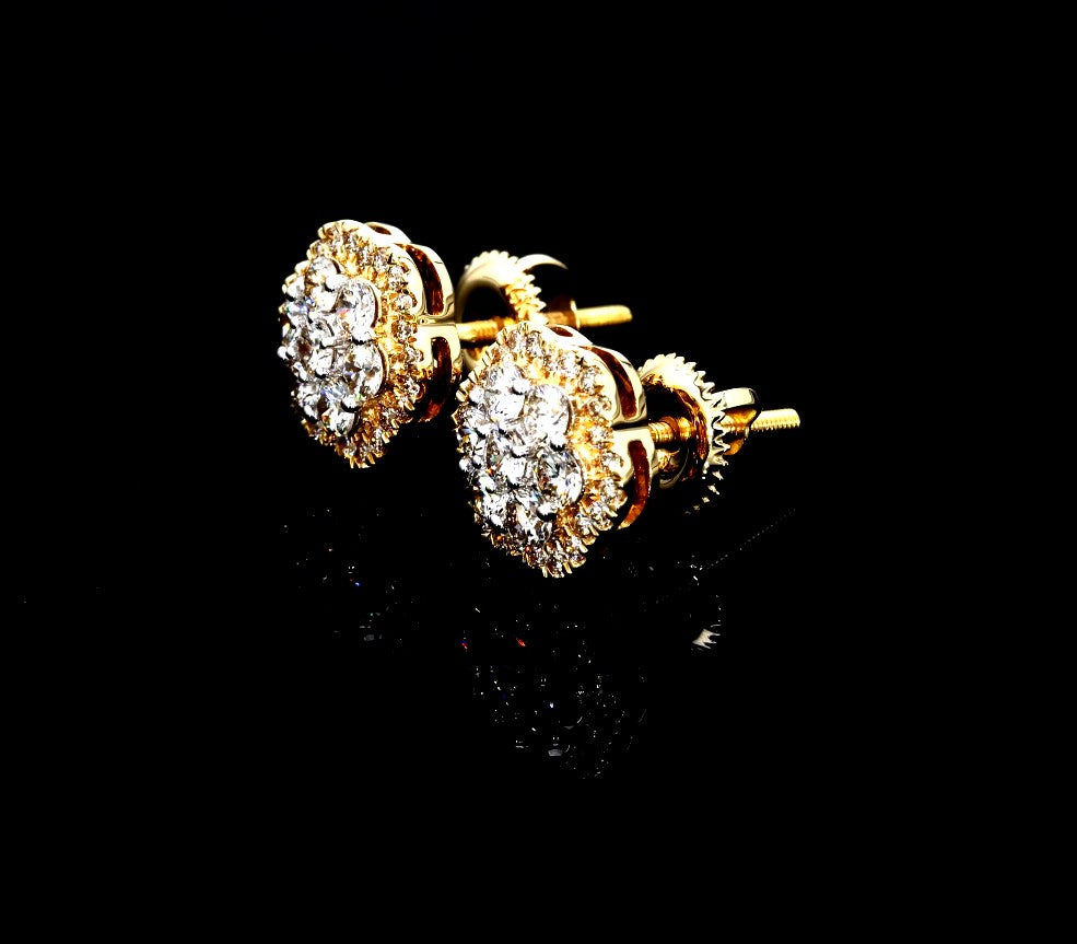 The Sorrentini Diamond Earring 14k