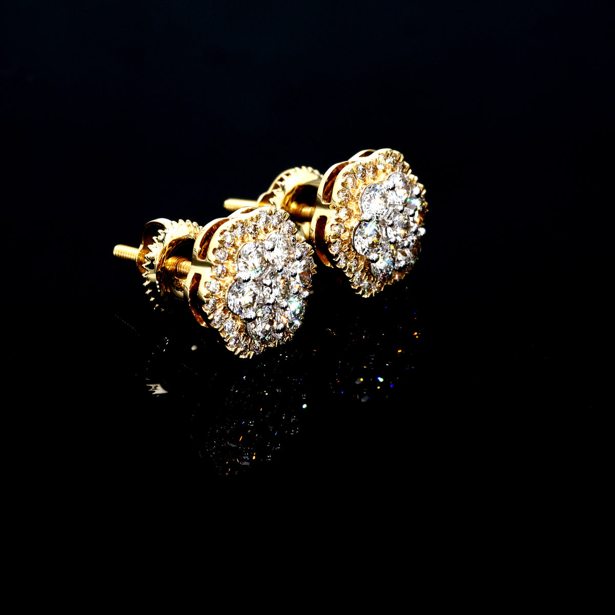 The Sorrentini Diamond Earring 14k