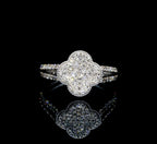 Soltaire Clover Diamond Ring