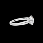2 CT Round Brilliant Petal Solitaire Diamond Ring