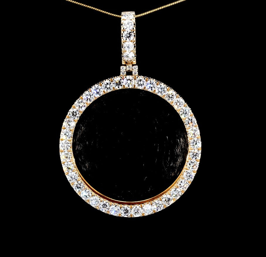 Diamond memory pendant 2"
