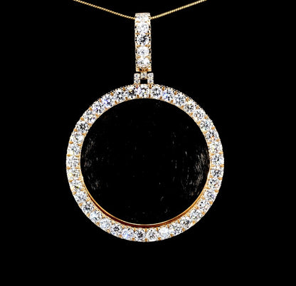 Diamond memory pendant 2"