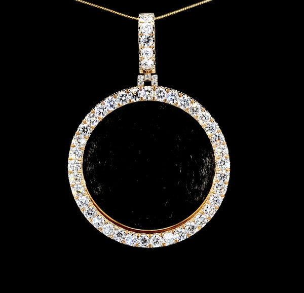 Diamond memory pendant 2"